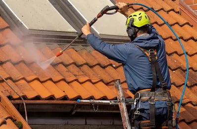 Démoussage et hydrofuge de toiture à Andernay